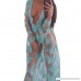 Aniywn Sexy Mesh Lace Long Maxi Dress Women Deep V-Neck Long Sleeve Beach Cover Up Bathing Suit Blue B07N8N992G